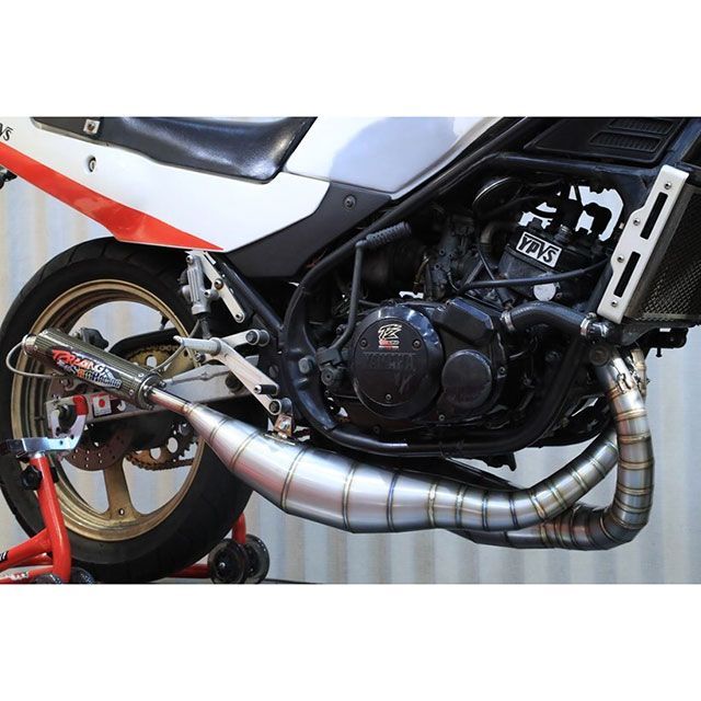 T2レーシング RZ250R 大阪SAM-R×T2-RコラボRZ250R用ステンレスクロスチャンバー【STREET】 T2Racing バイクの通販は