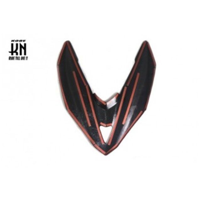 モトオブスポーツ FORCE155 MOS カーボンフロントマスクFOXスタイル MOS バイクの通販は 22,399円