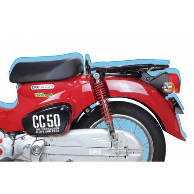 SP武川 ローダウンリアショックアブソーバー（25mmダウン/レッド） SP