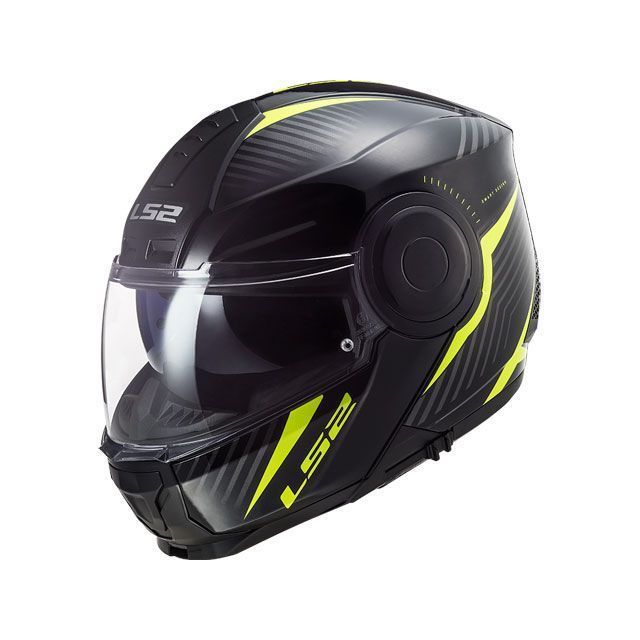 エルエスツーヘルメット SCOPE（スキッドブラックイエロー） サイズ M LS2 HELMETS
