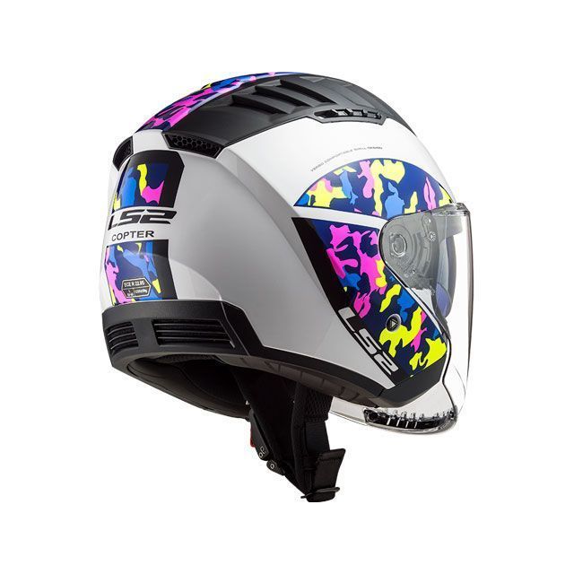 エルエスツーヘルメット COPTER（クリスピーホワイトイエロー） サイズ XXL LS2 HELMETS_3