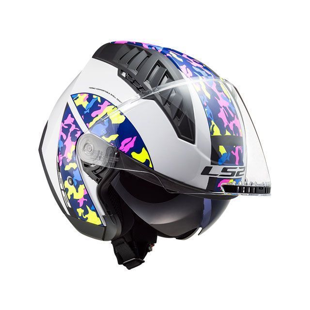 エルエスツーヘルメット COPTER（クリスピーホワイトイエロー） サイズ XXL LS2 HELMETS_4