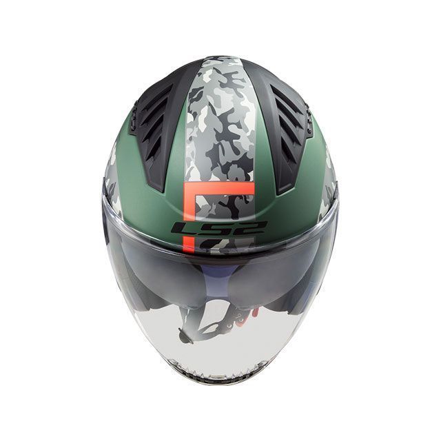 エルエスツーヘルメット COPTER（クリスピーマットミリタリーグリーンオレンジ） サイズ L LS2 HELMETS_2