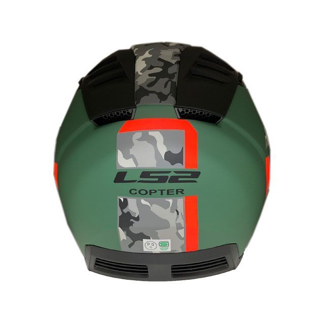 エルエスツーヘルメット COPTER（クリスピーマットミリタリーグリーンオレンジ） サイズ L LS2 HELMETS_5