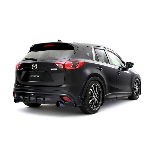 grow CX-5 リアハーフスポイラー 単色塗装済み カラー ベロシティレッドマイカ 27A grow 車 自動車