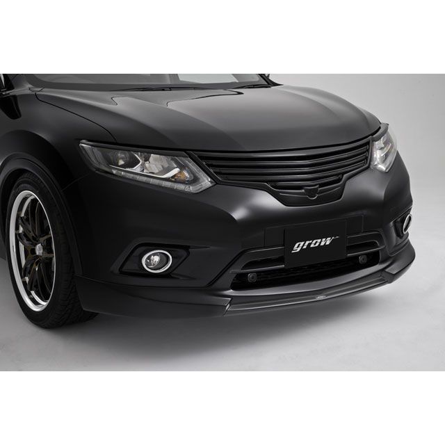 grow T32エクストレイル前期用 フロントグリル単色塗装済み アラウンドビューモニター付き車用 カラー ブリリアントホワイトパール QAB gr…_1