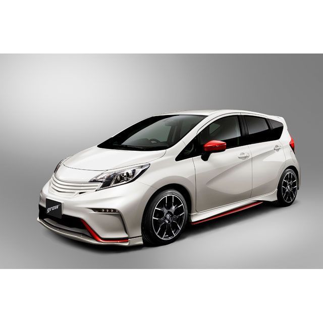 grow E12ノート 中期/後期 アイライン 塗装済み カラー シャイニングブルー RAW grow 車 自動車