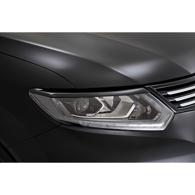 grow T32エクストレイル前期用 アイライン 塗装済み カラー バーニングレッド AX6 grow 車 自動車