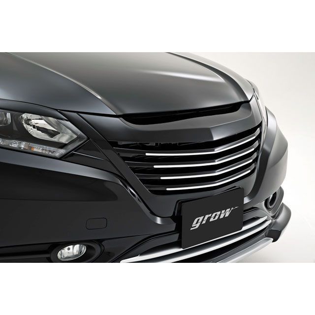grow RU ヴェゼル フロントグリル 塗分け塗装済み カラー ティンテッドシルバーメタリック NH823M フィンライン モルフォブルーパール …