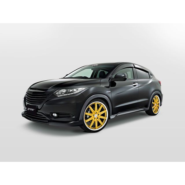 grow RU ヴェゼル フロントハーフスポイラー 単色塗装済み カラー アラバスターシルバーメタリック NH700M grow_1