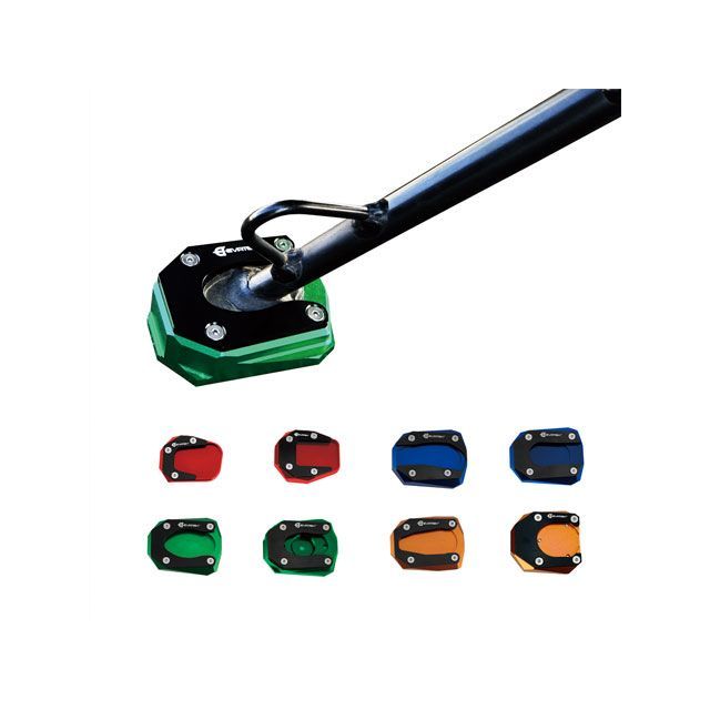 エヴァテック CBR250RR サイドスタンドプレート カラー ガンメタ EVATEK