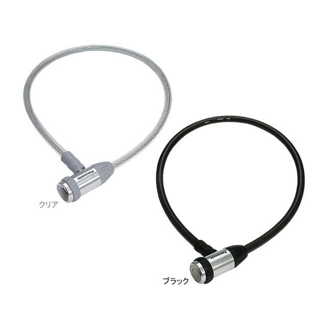 パナソニック（自転車） NSAJ089 ディンプルキー採用ワイヤ錠（クリア） Panasonic 自転車