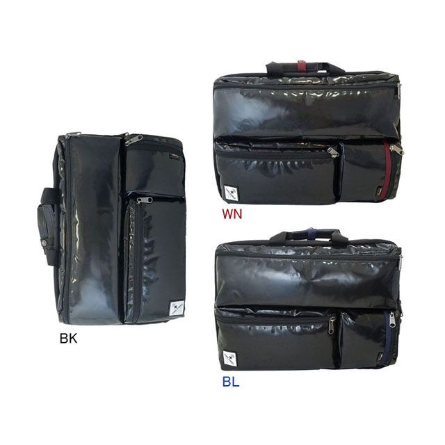 ファイヤーファースト（自転車） FFDP-113 FFカーボン柄コーデュラビジネス3WAY 大（ブラック） FIRE FIRST