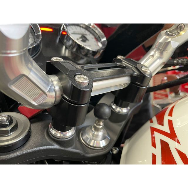 アエラ Z900RS/Cafe ハンドルポスト カラー ホワイト AELLA_9