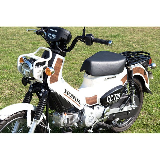 ワールドウォーク クロスカブ110 クロスカブ用 ウッドパネルステッカー（チェリー） WW_5