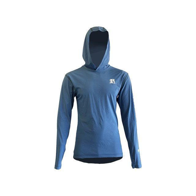 ボディーレギュレーター バイク用 ライディング インナーウエア 氷瀑 フーデッドシャツ（ブルー） サイズ S BODY REGULATOR バイクの通販は