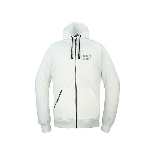 ラフ＆ロード 2022春夏モデル RR1003HP ラフライドZIPパーカーハードパッドセット（ホワイト） サイズ S Rough&Road
