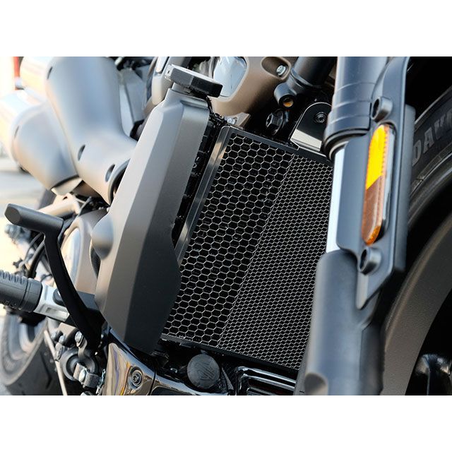 テラダモータース Sportster スポーツスターS ラジエターコアガード（ブラック） TERADAMOTORS_1