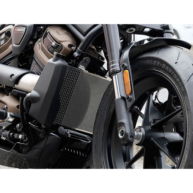 テラダモータース Sportster スポーツスターS ラジエターコアガード（ブラック） TERADAMOTORS_2