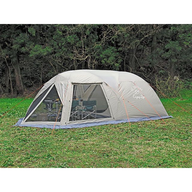 キャプテンスタッグ モンテ スクリーンツールームドームテント（5〜6人  