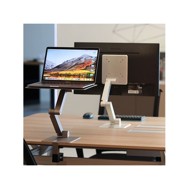 マックスタンド スタンディングアーム（ブラック）VESAマウント付 Maxstand