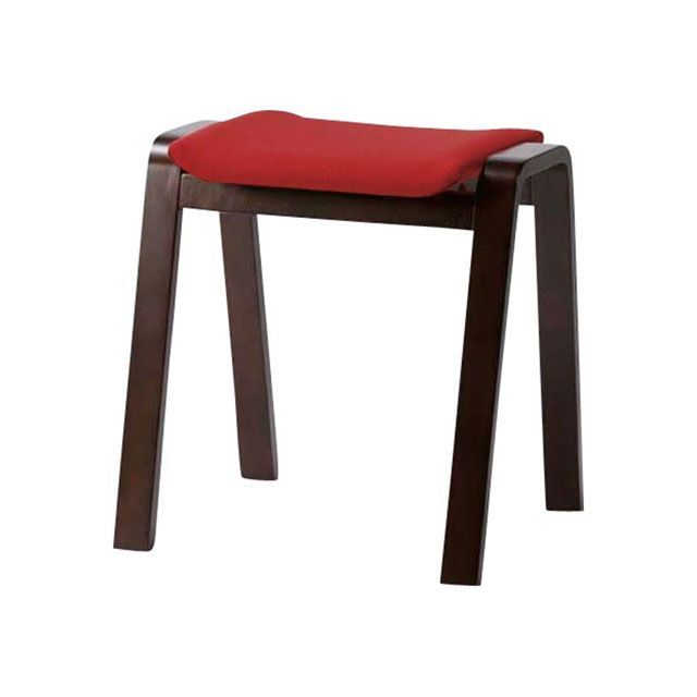 【メーカー直送】東谷 TSC-117RD スタッキングスツール（レッド） Azumaya