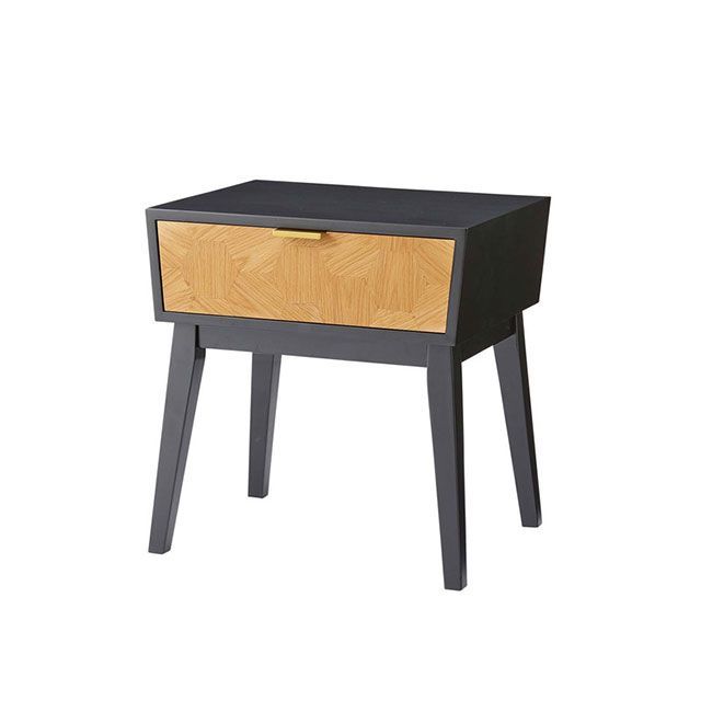 【メーカー直送】東谷 GT-311BK ナイトテーブル（ブラック） Azumaya