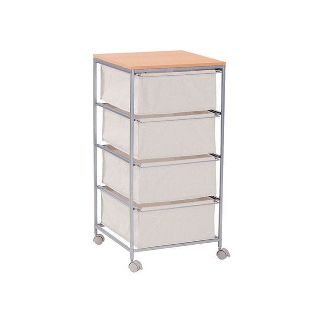 【メーカー直送】東谷 MIP-278 キャンバスチェスト4段 Azumaya 8,834円