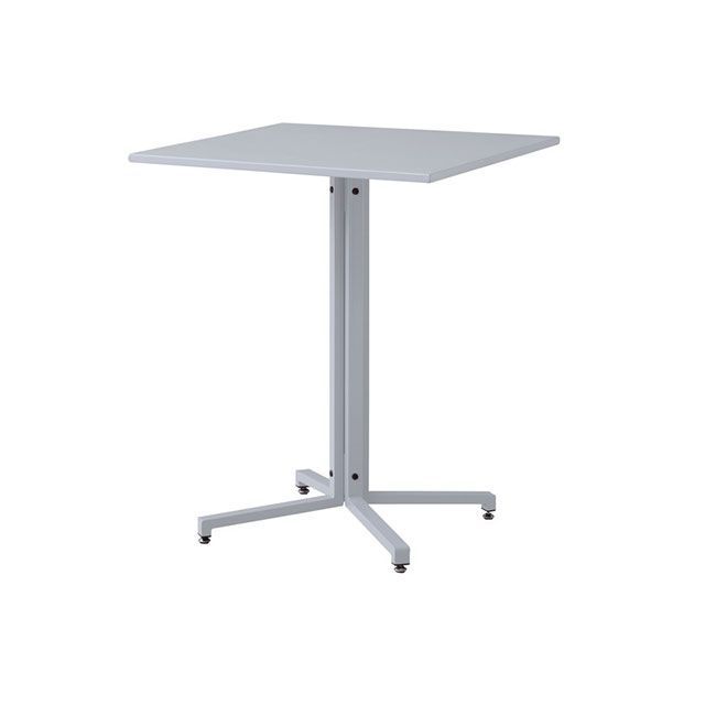 【メーカー直送】東谷 PT-331GY テーブル スクエア（グレー） Azumaya