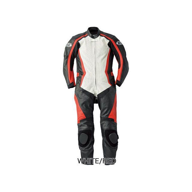 スピードオブサウンド SOS-18 RACING SUIT（ホワイト/レッド） サイズ M／スリム SPEED OF SOUND バイク