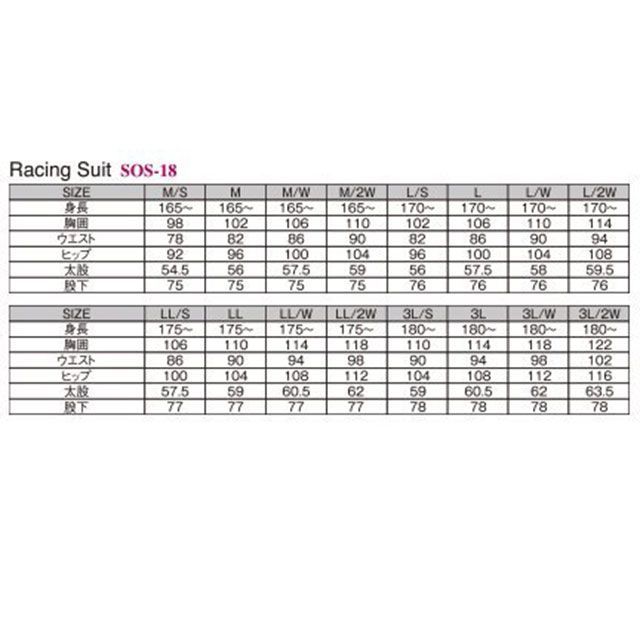 スピードオブサウンド SOS-18 RACING SUIT（ホワイト/レッド） サイズ L SPEED OF SOUND_1