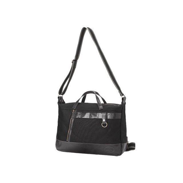 ウィリス＆ガイガー WGB-K01 Canvas Shoulder Bag（ブラック） Wilis & Geiger バイクの通販は