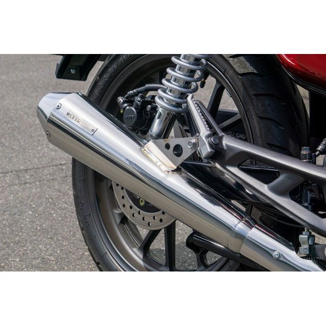 オーバーレーシング GB350 SSメガホンマフラー スリップオン OVER