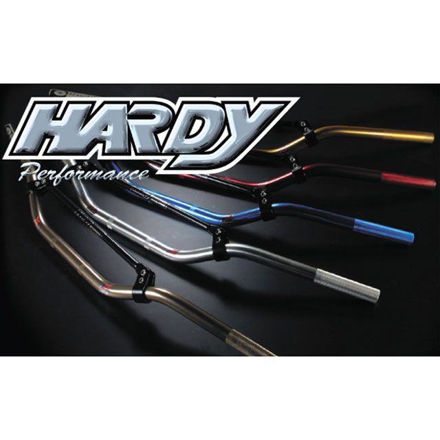 ハーディ 汎用 MXハンドルバー タイプ2 MIDIUM カラー ブルー HARDY