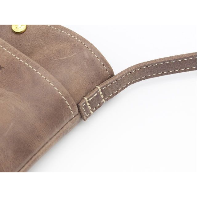 Cranky.H.Bird スマホショルダー 『WALK』 グレージュ モストロ スマホポーチ ポシェット ショルダーバッグ 本革 Cranky.H… Cranky.H.Bird スマホショルダー 『WALK』 グレージュ モストロ