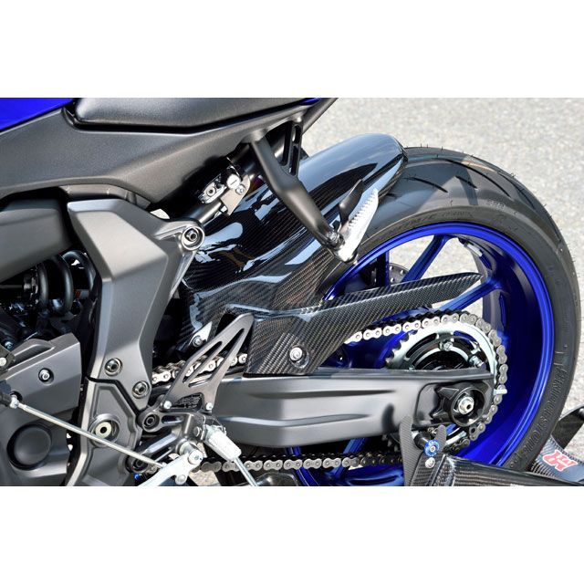 マジカルレーシング MT-07 YZF-R7 リアフェンダー チェーンガード一体形状 材質 平織カーボン製 Magical Racing