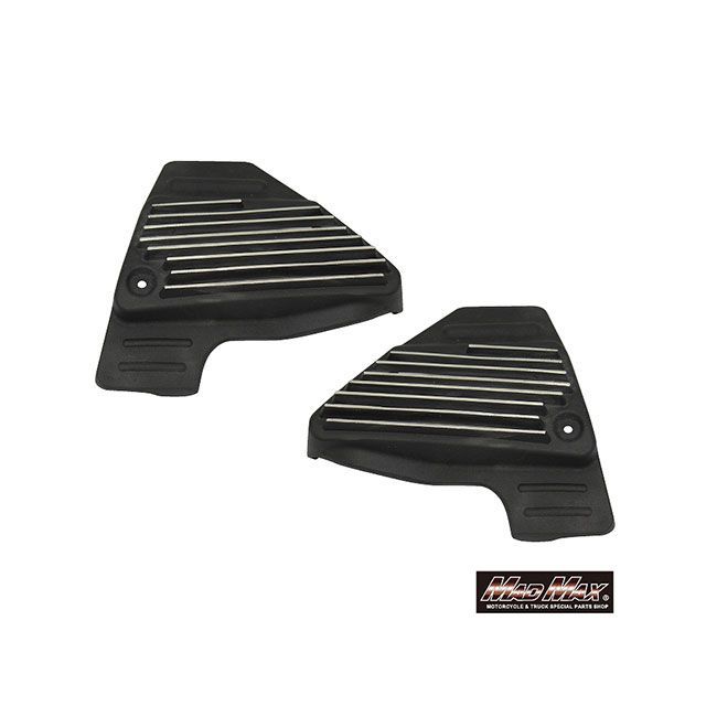 マッドマックス XJR400 ヤマハ XJR400（93〜96） アルフィンカバー 左右セット フィン削り出し（マットブラック） MADMAX_2