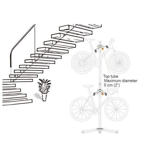 イベラ（自転車） IB-ST9 アジャスタブルバイシクルハンガースタンド IBERA
