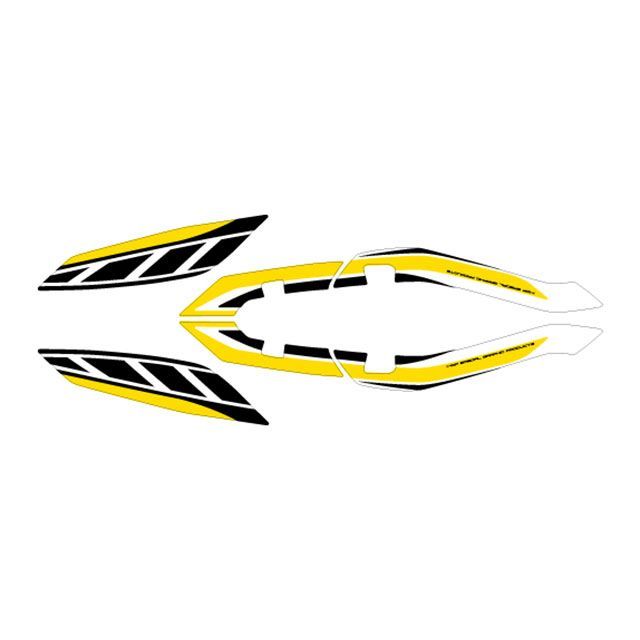 【メーカー直送】エムディーエフ X FORCE X FORCE（2022〜）グラフィックキット ストロボモデル（パンプキンイエロー） タイプ サイド…の通販は 8,530円