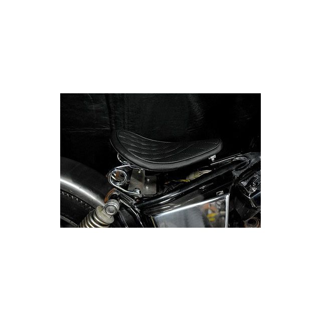 部品屋K&W DS250 DS250専用ソロシートKIT スプリングタイプ（ステッチ） ダイヤ カラー 白 K&W