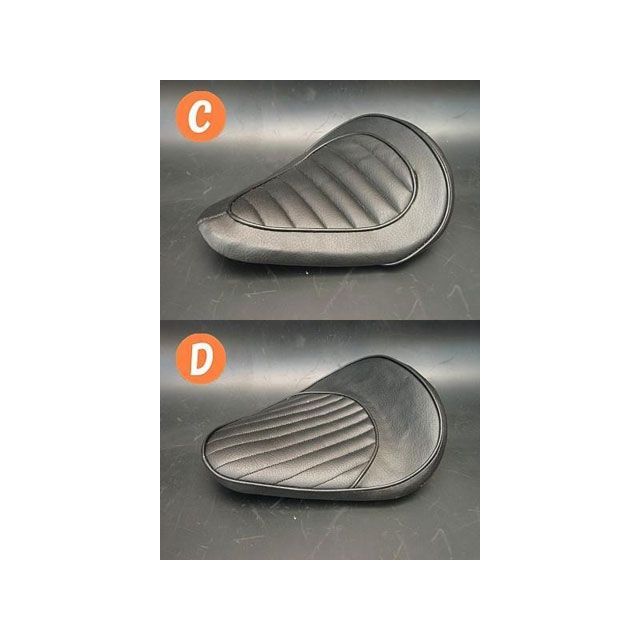 部品屋K&W DS250 DS250専用ソロシートKIT スプリングタイプ（ステッチ