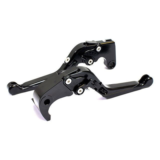 エートップ CBR1000RR/FIREBLADE CBR600RR アルミCNC可倒式 伸縮アジャスター付き レバーセット（ブラック） ATop
