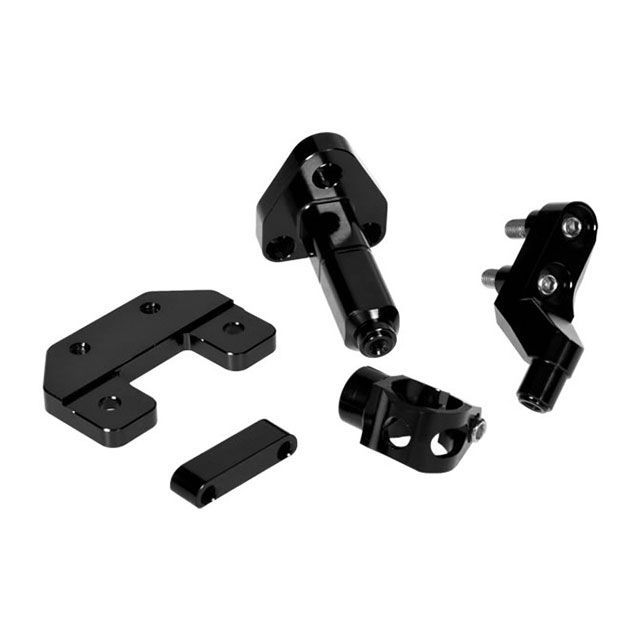 エートップ YZF-R3 MT-03 YZF-R25 ステアリングダンパーキット アルミ削りだし CNC加工（ブラック） ATop バイクの通販は