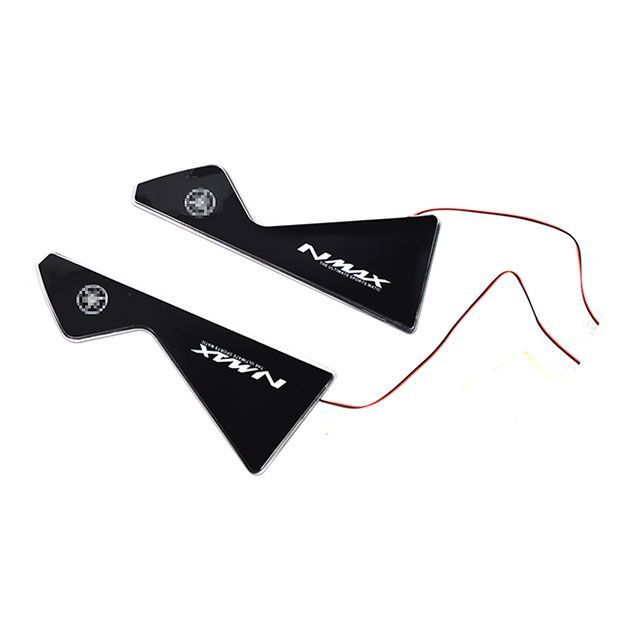 エートップ NMAX155 NMAX155 LED フットペダル フットボード ステップボード（ホワイト） ATop
