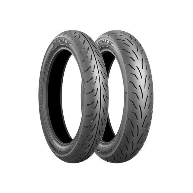 【メーカー直送】ブリヂストン 汎用 BATTLAX SC 110/70-12 47L TL フロント BRIDGESTONE バイク