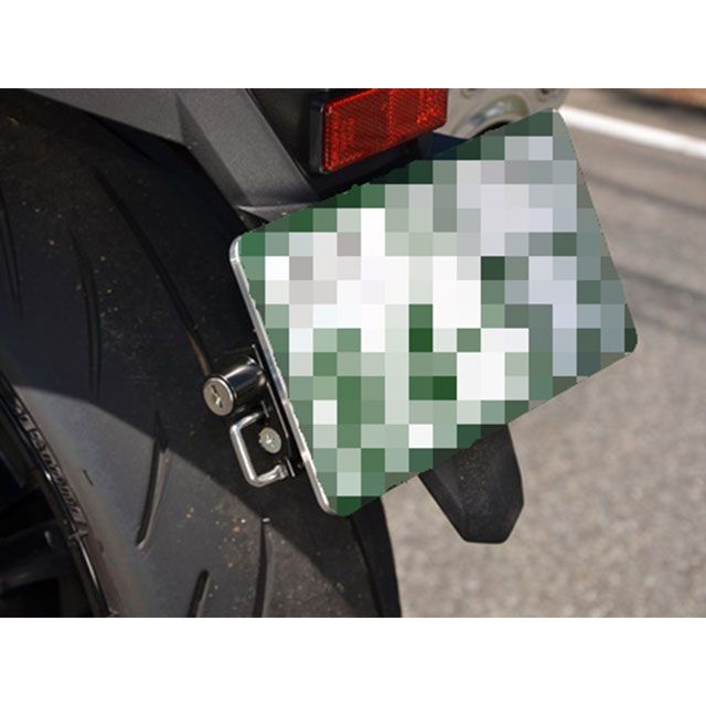 アグラス GSX1300R 隼 ヘルメットホルダー&ナンバープレートホルダー カラー シルバー/ブラック AGRAS バイクの通販は