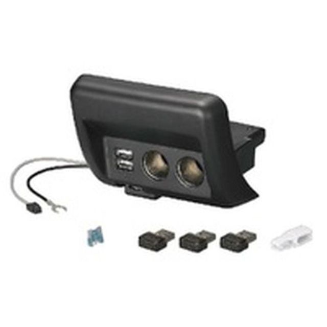 カーメイト エブリイ専用増設電源ユニットブラック CARMATE