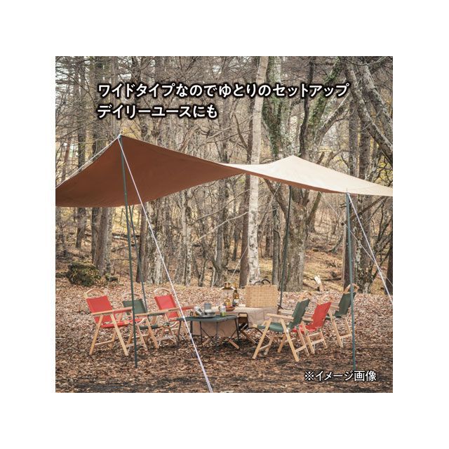 テントファクトリー Hi-TCワイドヘキサタープ470 DBE TENT FACTORY キャンプの通販は