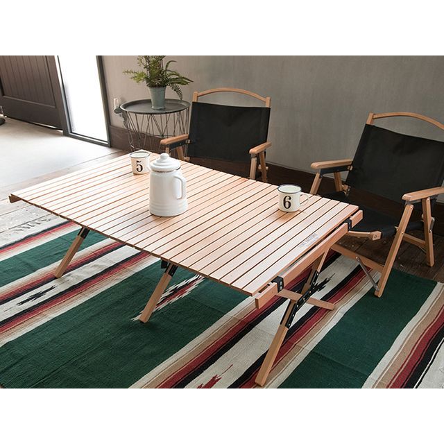 テントファクトリー ZELロールトップテーブル 120W NA TENT FACTORY