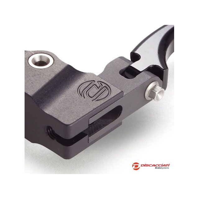 Discacciati 汎用 CNCワイヤークラッチホルダー レバー ブラック ハンドル径 インチバー（25.4mm）/ミラホルダーあり Disca…_1